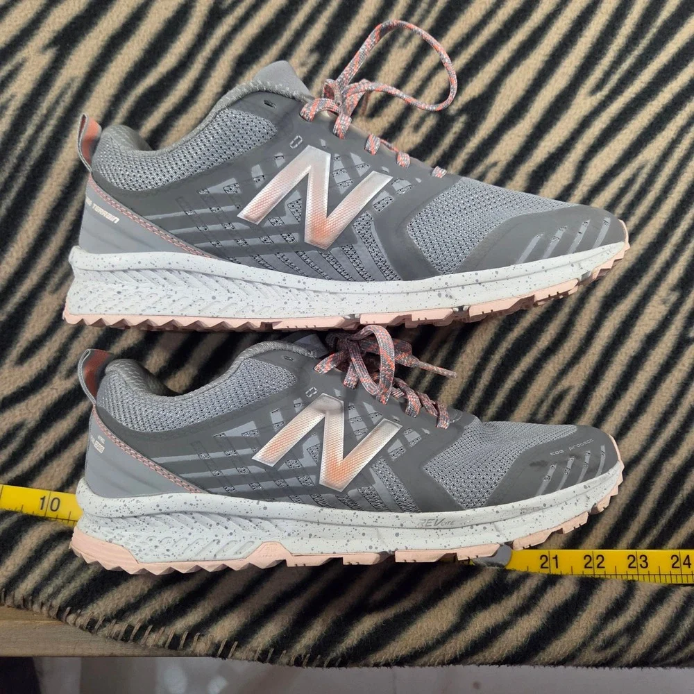 New Balance FuelCore Nitrel All Terrain Trail Shoes WTNTRCS1 Grey Peach 8.5